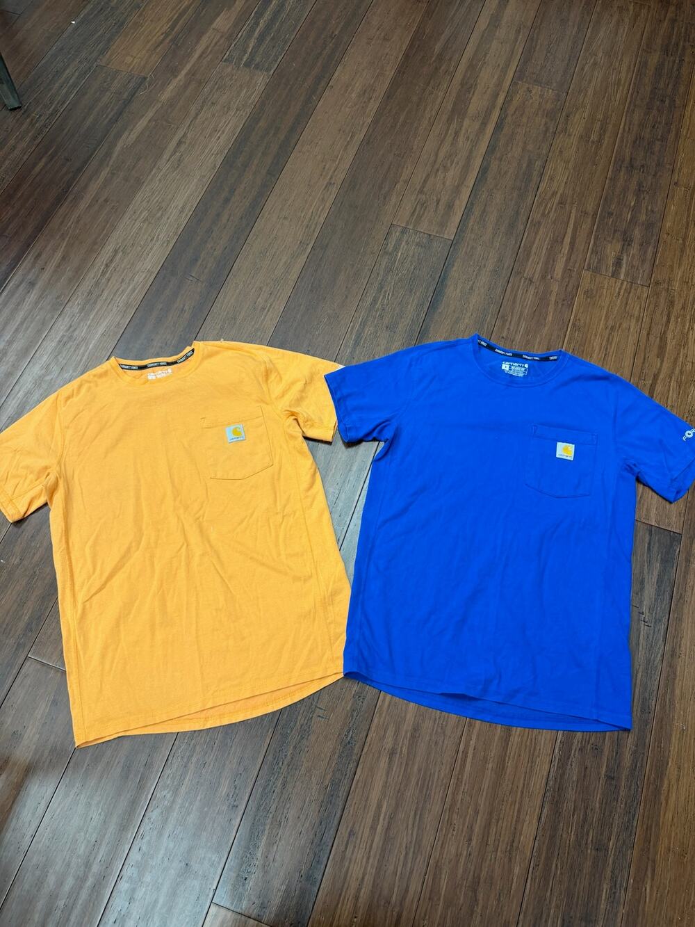 men's short-sleeve pocket t-shirts Carhartt Force LOT Small
